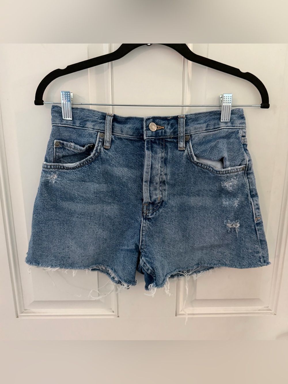 Rails Fairfax High Rise Cut Off Shorts 26 | Denim